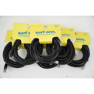 (Lot of 6) ONN  CAT6 Networking Cable 14'